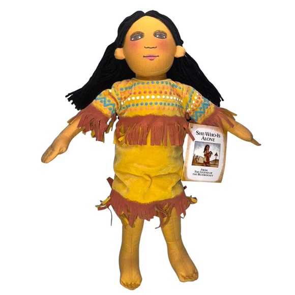 She-Who-Is-Alone Doll From “The Legend of the Bluebonnet” NWT RARE 1993 - Picture 1 of 12